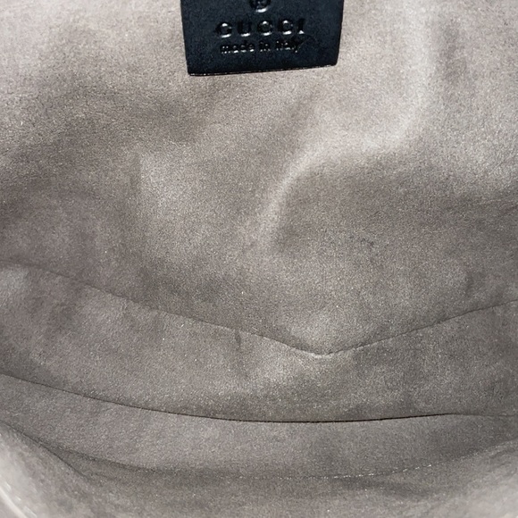 GUCCI GG SIGNATURE SUPREME EDEN WRISTLET POUCH CLUTCH NWOT - Picture 5 of 9